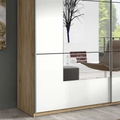 Design Schwebetürenschrank mit Spiegel - Anglivia