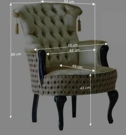 Design Sessel im Italienischen Stil - Pierette