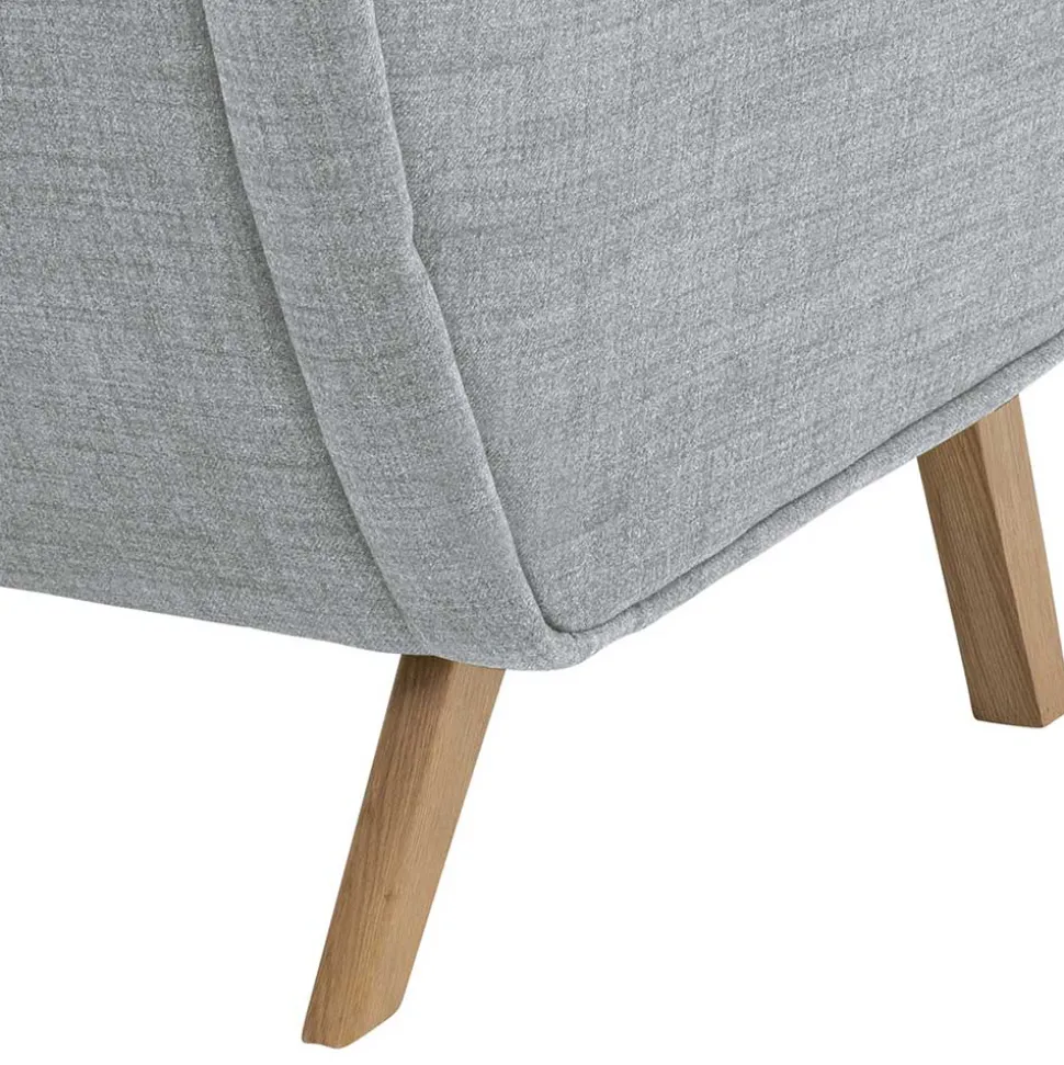 Design Sessel in Hellgrau - Crutina