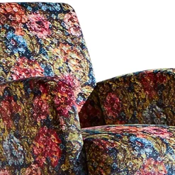 Design Sessel mit Blumen Stoff bunt - Blumea