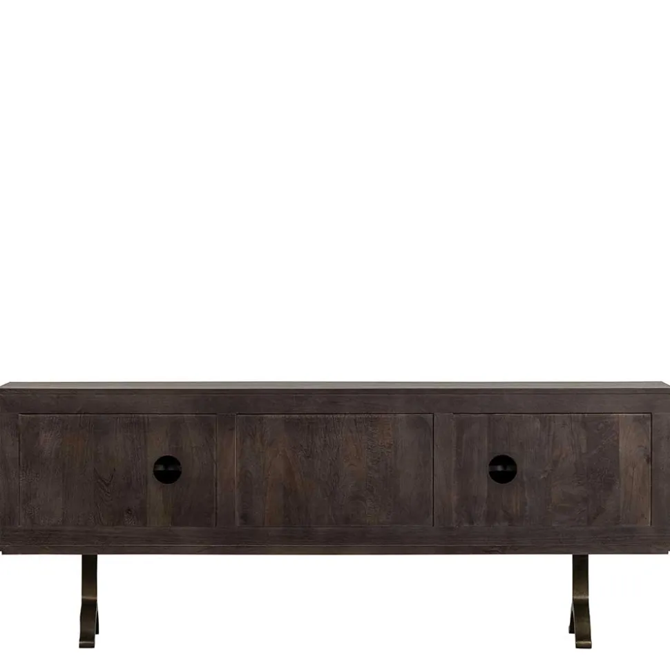 Design Sideboard in Nussbaum aus Mango Holz - Pisino