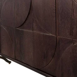 Design Sideboard in Nussbaum aus Mango Holz - Pisino