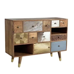 Design Sideboard mit fünf Schubladen - Fina