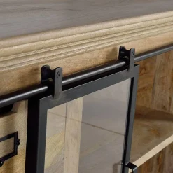 Design Sideboard mit Glas Schiebetüren - Draschna