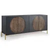 Design Sideboard mit Mandala Schnitzerei - Synessa