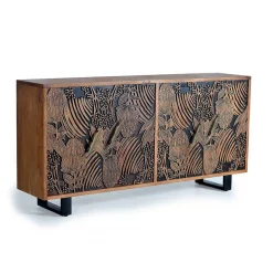 Design Sideboard mit Schnitzerei und Lack - Marcel