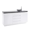 Design Sideboard Rebelvo mit dimmbarer LED Beleuchtung