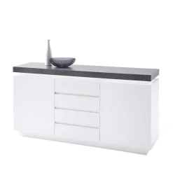 Design Sideboard Rebelvo mit dimmbarer LED Beleuchtung