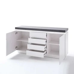 Design Sideboard Rebelvo mit dimmbarer LED Beleuchtung