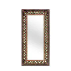 Design Spiegel mit handbemaltem Rahmen - Noro