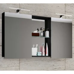 Design Spiegelschrank mit 112cm Breite - Dorcano