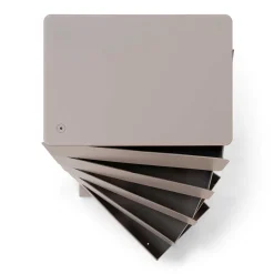 Design Stahlkommode in Taupe - Gioja