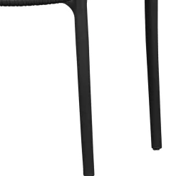 Design Stapelstühle in Schwarz - Live (4er Set)