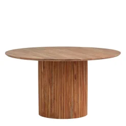 Design Säulentisch aus Akazie Massivholz - Vespania