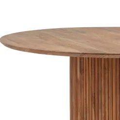 Design Säulentisch aus Akazie Massivholz - Vespania