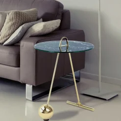 Design Tischchen in Schwarz & Gold - Chiceria