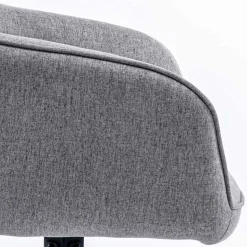 Design Tischsessel drehbar in Grau - Fiorenca (2er Set)