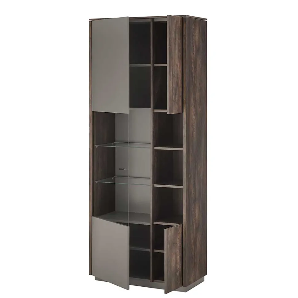 Design TV Anbauwand Möbelset - Mundo (vierteilig)