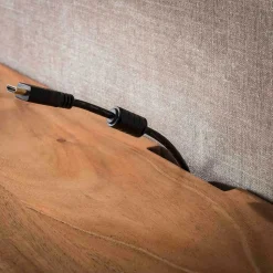 Design TV Board mit Lamellen Schiebetüren - Janana