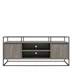 Design TV Kommode in Eiche Grau - Midland