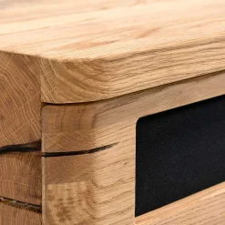 Design TV Lowboard aus Eiche gebürstet & geölt - Ventida