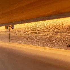 Design TV-Lowboard aus Eiche mit Glas - Masicuri