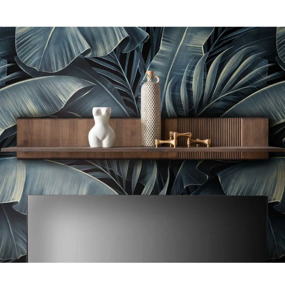 Design Wandboard in Braun geölt - Malawi