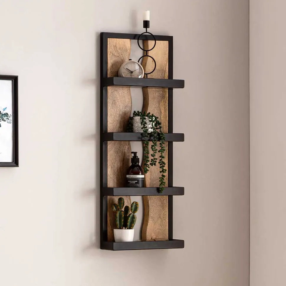 Design Wandregal mit vier Ablagen - Heraklion