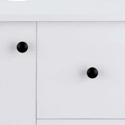 Design Waschbecken-Unterschrank in Weiß - Besi