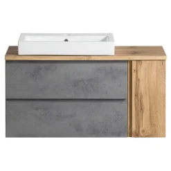 Design Waschtisch mit Aufsatzbecken - Mia