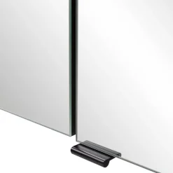 Design Waschtisch Set mit schwarzem Becken - Crystoga (zweiteilig)