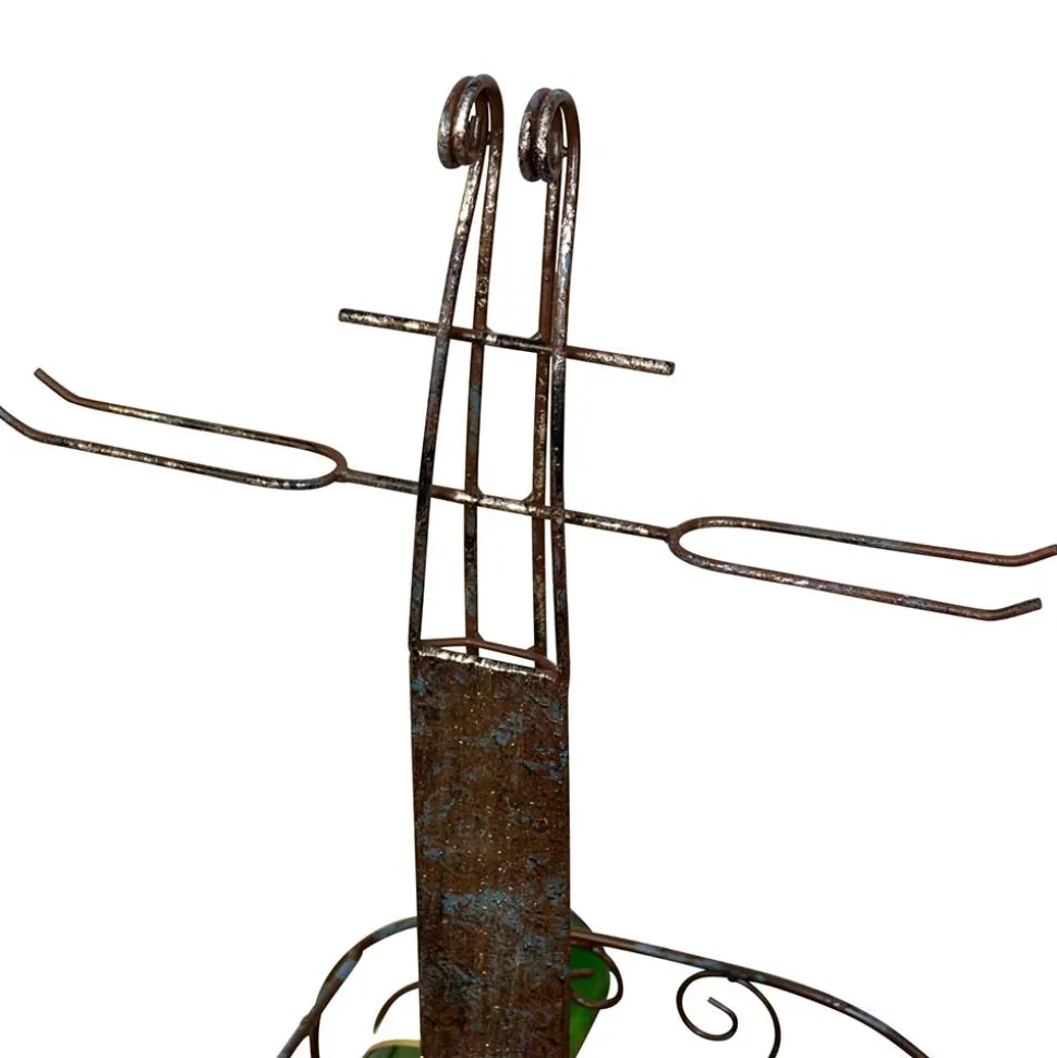 Design Weinregal in Kontrabass Optik - Claudio