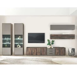 Design Wohnwandmöbel Set - Mundo (fünfteilig)