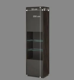 Design Wohnwandmöbel Set - Mundo (fünfteilig)