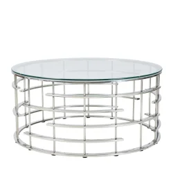 Design Wohnzimmertisch aus Klarglas - Oradea