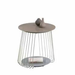 Design Wohnzimmertisch in Taupe - Denna