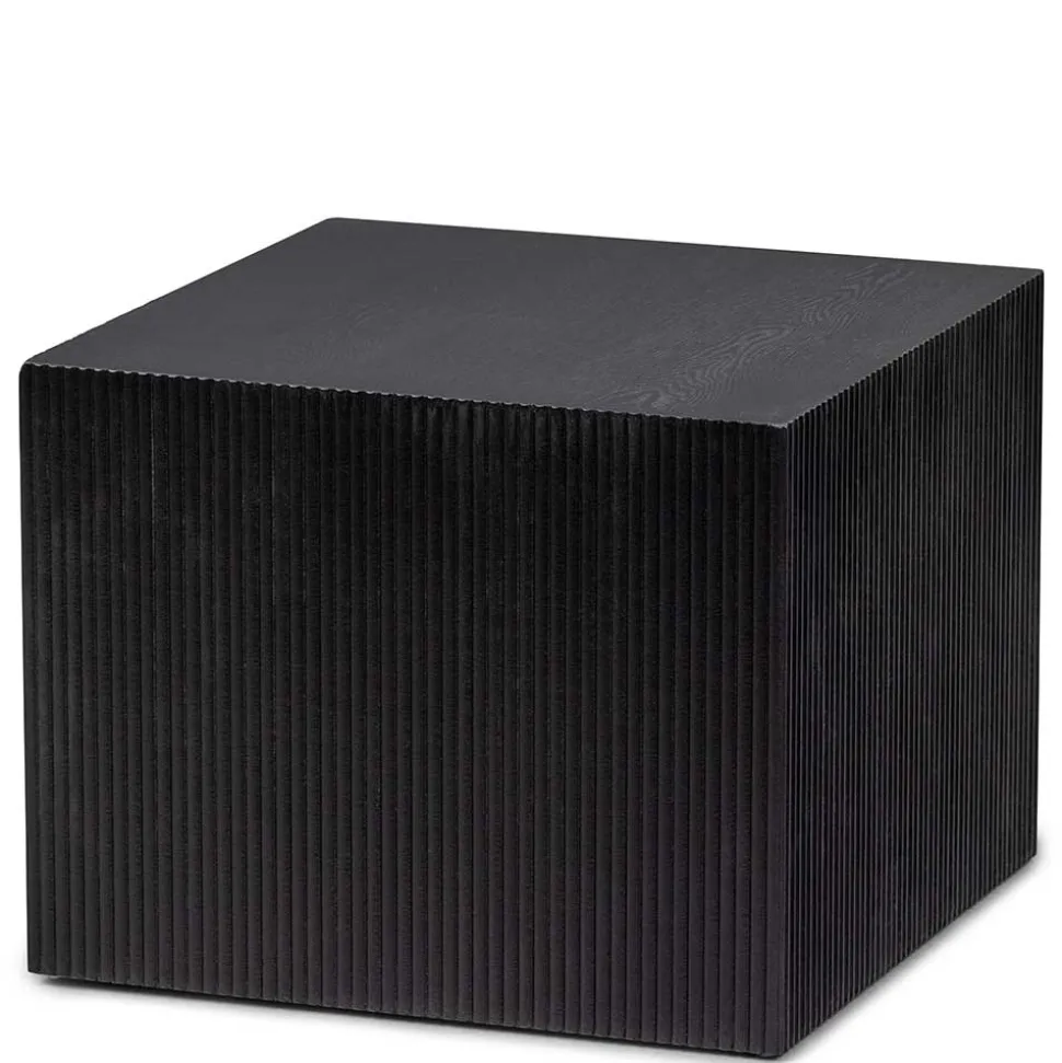 Design Zweisatz Beistelltisch in Schwarz - Canpur (zweiteilig)