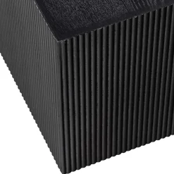 Design Zweisatz Beistelltisch in Schwarz - Canpur (zweiteilig)