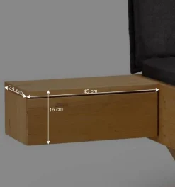 Designbett mit Holzkufen aus Kiefer gelaugt - Ravilon