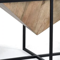 Design-Couchtisch aus Mangobaum Massivholz - Rovakis
