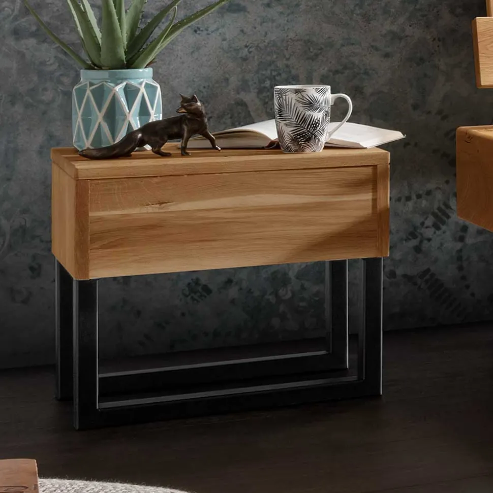 Designer Balkenbett mit LED Beleuchtung - Syrecs