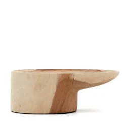 Designer Couchtisch aus Mungur Massivholz - Stanza