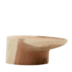 Designer Couchtisch aus Mungur Massivholz - Stanza