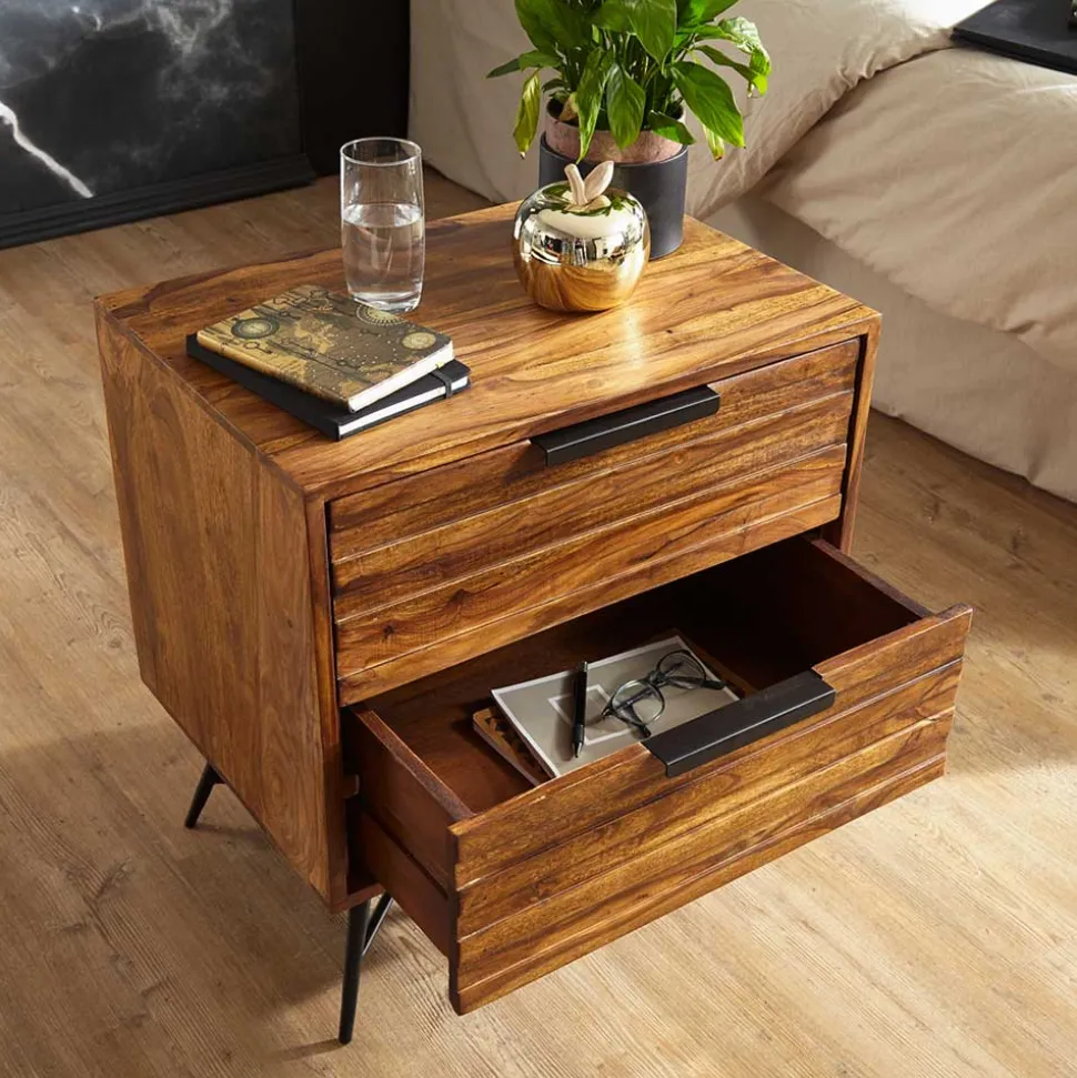 Designer Nachtkommode mit 60 cm Breite - Dicna