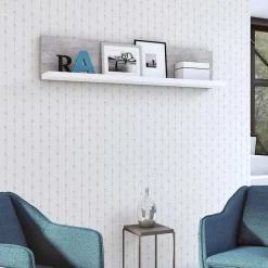 Designer TV Anbauwand in Betonoptik - Venatio (dreiteilig)