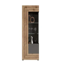 Designer Wohnwand Möbel 320 cm breit - Scarlett (dreiteilig)