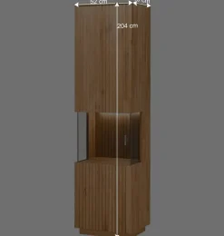 Designer Wohnwand Möbel 290 cm breit - Miloris (dreiteilig)