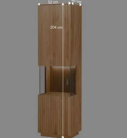 Designer Wohnwand Möbel mit LED - Cruzca (dreiteilig)