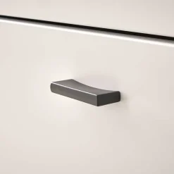 Designer Wohnwand mit LED Beleuchtung - Racelyn (vierteilig)