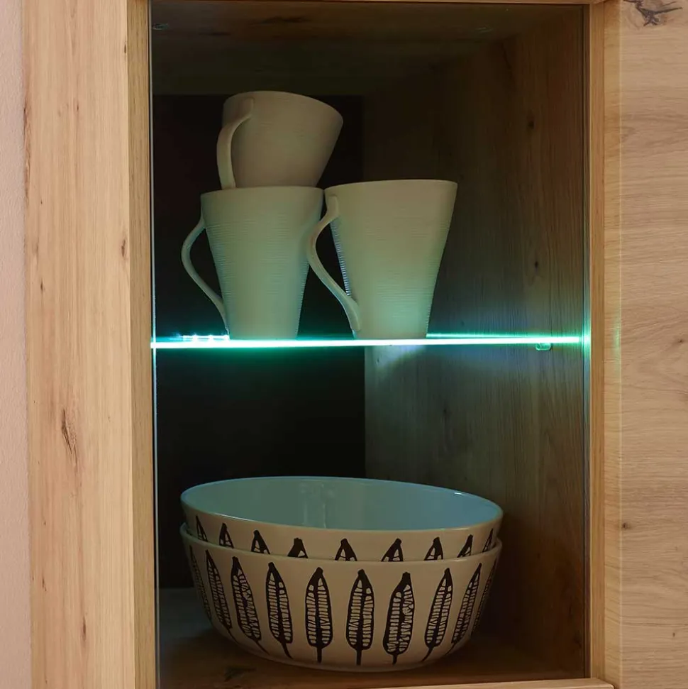 Designer Wohnwand Scandi Chic - Olcian (vierteilig)